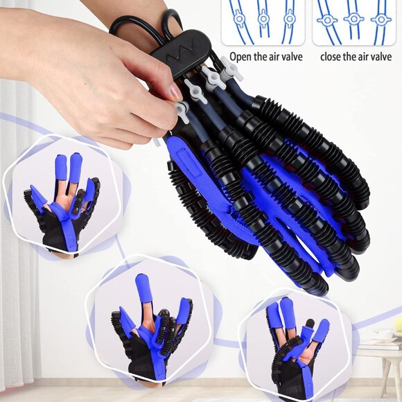 X-Large Robot Gloves Upgrades Hand Stroke Recovery Equipment - Picture 5 of 8